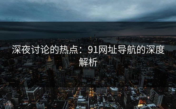 深夜讨论的热点：91网址导航的深度解析